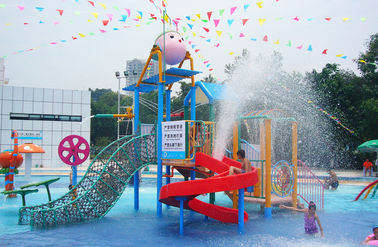 Açık Ticari Emniyetli Fiberglas Çocuk Su Parkı Aqua Park Su Evi