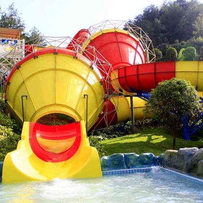 Kalite  Funny Outdoor Park Water Slide Fiberglass Tantrum Valley For 480 Riders Per Hour fabrika