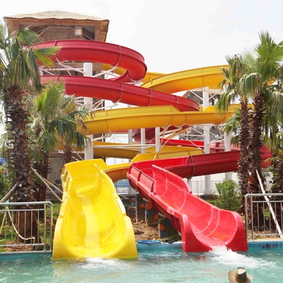 Kalite  Fun Backyard Custom Water Pool Slides For Family , Amusement Park / Water Park Equipment fabrika