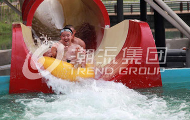 Space Bowl Water Slide Games , Fiberglass Pool Slides 30mx72m Floor Space