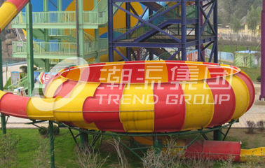 Outdoor Fiberglass Water Slide Games for One Person Per Time , Adult Used in Giant Water Park