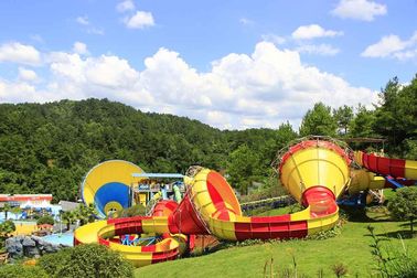 Ashland / DSM Reçine Fiberglas Su Kaydırağı Tantrum Vadisi Su Parkı Rides 16m