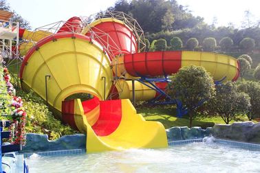 Galvanized Carbon Steel Structure Water Slides for Adventure Water Park