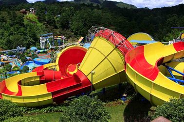 Aqua Park / Endüstriyel Su Kaydırağı İçin Güvenlik Fiberglas Backward Tantrum Vadisi