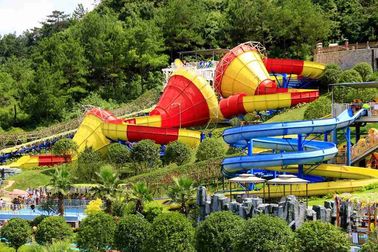 Ashland / DSM Reçine Fiberglas Su Kaydırağı Tantrum Vadisi Su Parkı Rides 16m