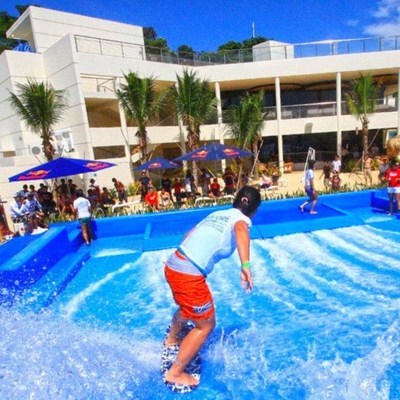 Durable Surfing Flow Rider Extreme Sport Fun Ride 21.7m*13.4m For Water Park