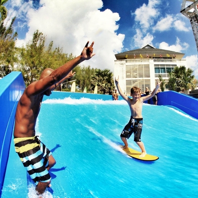 Water Attractions Flowrider Water Ride Artificial Surfing For Two Surfers