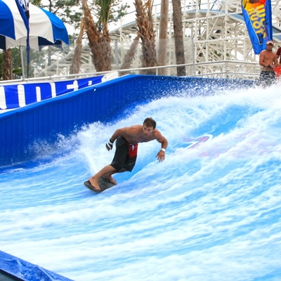 Most Popular Fiberglass Flow Rider Surfing For Commercial Playground Equipment