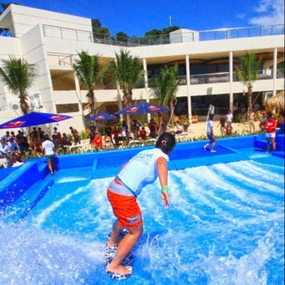 Simulating Flowider Water Surfriding Theme Park Equipment Surf  Boarding