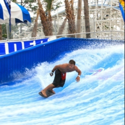 Simulating Flowider Water Surfriding Theme Park Equipment Surf  Boarding