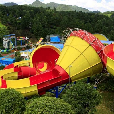 Özelleştirilmiş Fiberglas Klasik Tantrum Vadisi Su Parkı 1 Yıl Waranty Rides