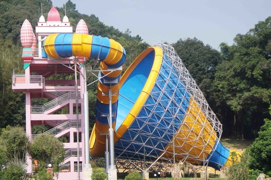 Water Park Equipment Adult Large Water Slide 4 Persons Riding