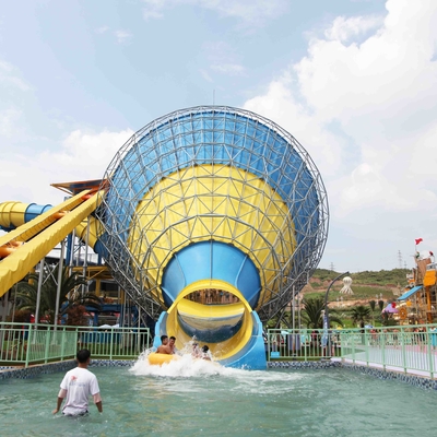Water Park Equipment Adult Large Water Slide 4 Persons Riding