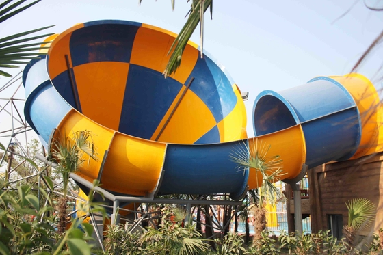 Comercial Indoor Water Play Small Slide / Water Park Ride 100m3 / Hr Water Supply