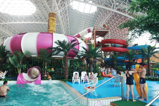 Water Park Fiberglass Swimming Pool Water Slides for Amusement Park