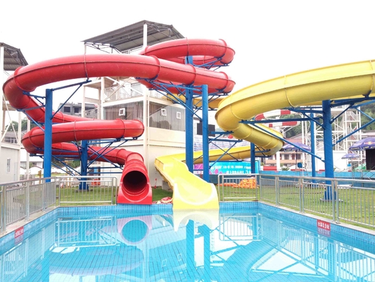 Outdoor Custom Water Slides Spiral Water Slide For Adults And Kids