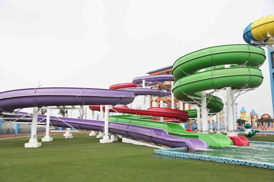 Outdoor Custom Water Slides Spiral Water Slide For Adults And Kids