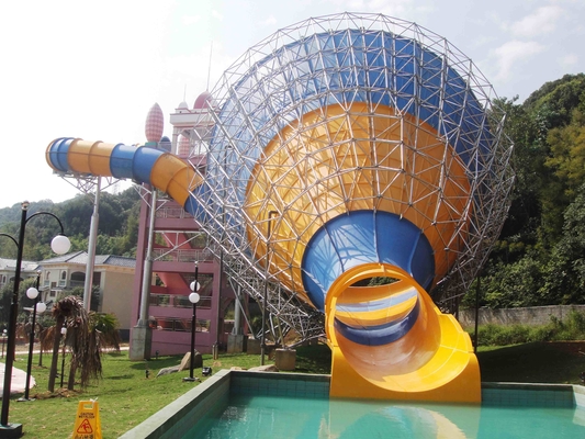 Outdoor medium whirlwind Fiberglass Water Slides for water park sport