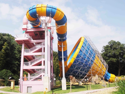Outdoor medium whirlwind Fiberglass Water Slides for water park sport