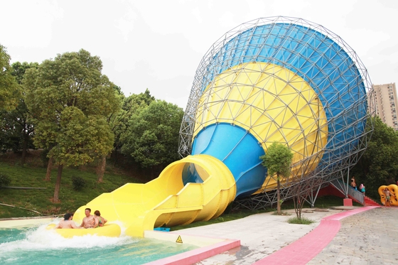 Strong Large Tornado Fiberglass Water Slides SGS CE Certificate for Water Park