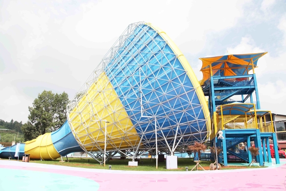 Strong Large Tornado Fiberglass Water Slides SGS CE Certificate for Water Park