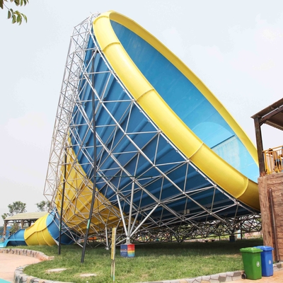 Durable Fiberglass Water Slides for Giant Water Park , Large Tornado Water Slide