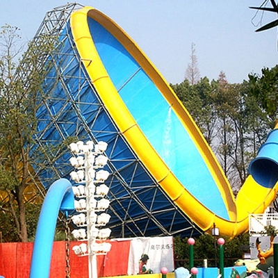 Durable Fiberglass Water Slides for Giant Water Park , Large Tornado Water Slide