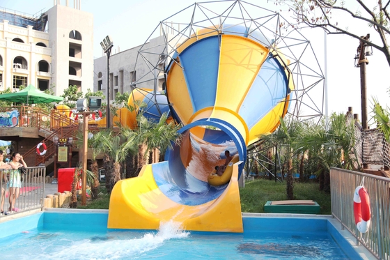 Comercial Indoor Water Play Small Slide / Water Park Ride 100m3/Hr Small Tornado Water Slide