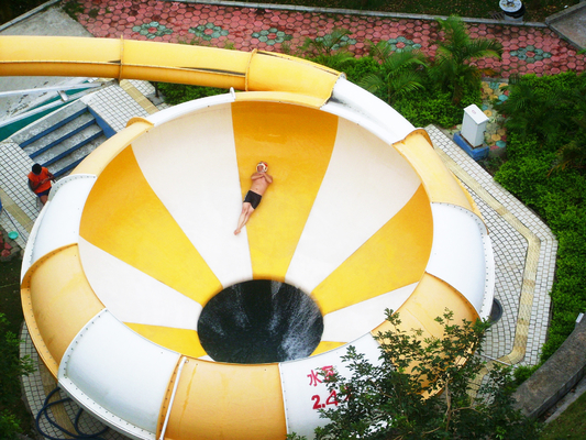 Custom Water Slides Space Bowl Water Slide Fiberglass Water Slide  for Water Park