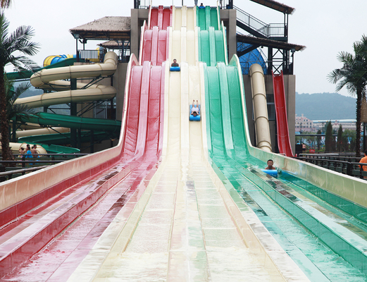 Rainbow Custom Water Slides of Waterpark for Family Water Game