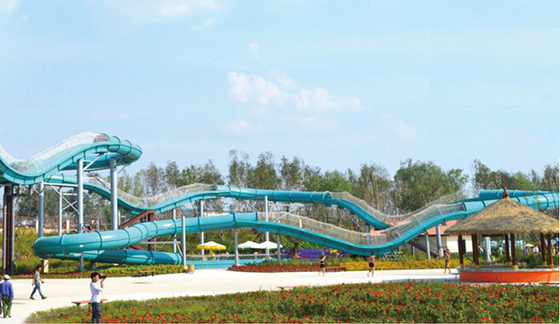 Strong QC Team Amusement Aquapark Water Dragon Water Roller Coaster  for Water Park