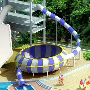 Big Water Park Commercial Fiberglass Water Slides ,  Fiberglass Pool Slide