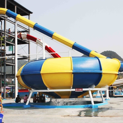 Custom Water Slides Space Bowl Water Slide Fiberglass Water Slide  for Water Park