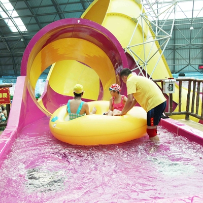 Children waterslide above ground pool water slide for family interactive water play