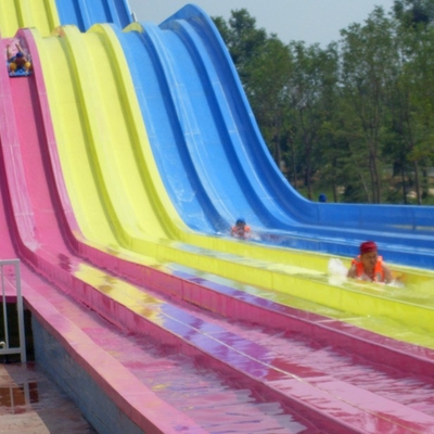 304 Stainless Steel Water Theme Park Waterslide for Hotel / Resorts Used