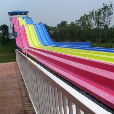 Yan yana Çok şeritli Fiberglas Yarış Slide, Yarış Su Kaydırma, Özel Su Slaytları