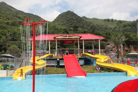 Customiazed Kids Fun Water Slide for Water Park / Fiberglass Water Park Equipment