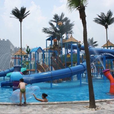 Gaint Water House Su Kaydıraklı Aqua Bahçesi Platformu Aile Eğlencesi İçin