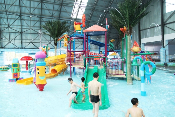 Customized Indoor / Outdoor Kids' Water Playground Water House For Family Interaction