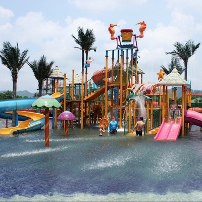 Özel Fiberglas Su Park Malzemeleri, Su Parkı için Gaint Aqua Pool Bahçesi