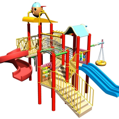 Özel Çocuk Su Bahçesi Ekipmanları, Çocuk Fun Play Su Parkı için Fiberglas Slaytları