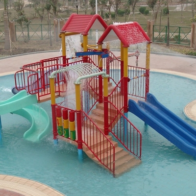 Ebeveyn-çocuk Tema Oyun Yeri Ekipmanları, Çocuk Su Parkı Çocuk Bahçesi 30 bisikletçi için