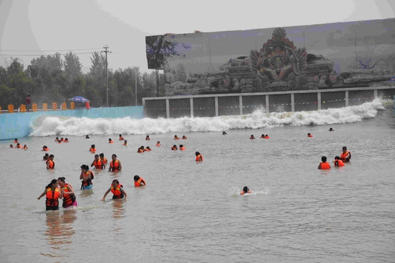 Outdoor Water Park Wave Pool / Security swimming pool wave machine