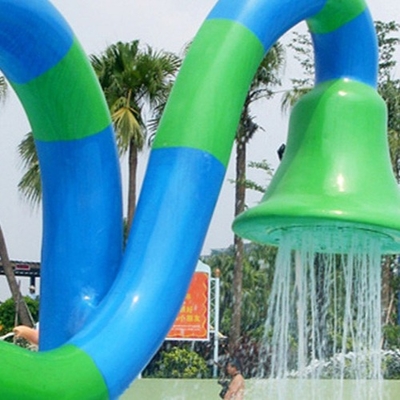 Customized Size Spray Water Park Equipment Fiberglass Shower 2000*H2500 For Family Game