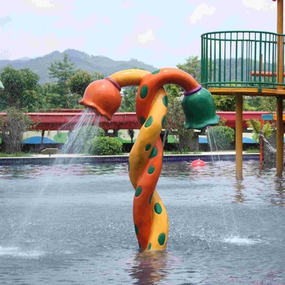 Colorful Fiberglass Spray Water Equipment For Children / Kids Customized Products