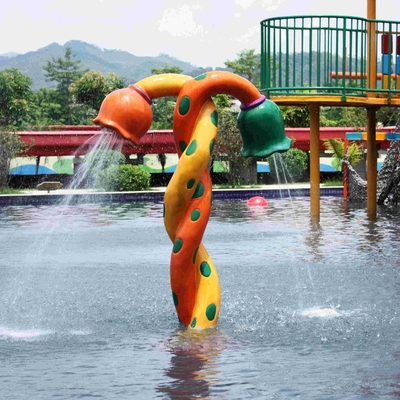 Colorful Fiberglass Spray Water Equipment For Children / Kids Customized Products