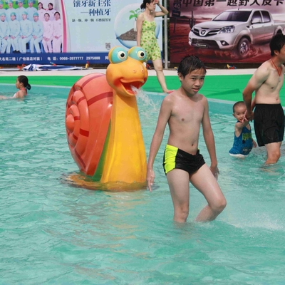 Su Snail Aqua Play, 1- 2 Kişilik Püskürtme Su Oyun Grupları Ekipmanları