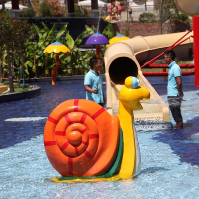 Su Snail Aqua Play, 1- 2 Kişilik Püskürtme Su Oyun Grupları Ekipmanları