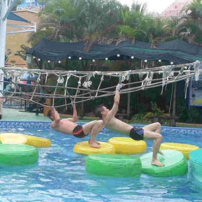 Interactive Water Park Equipment Fiberglass Lemna Minor For Family