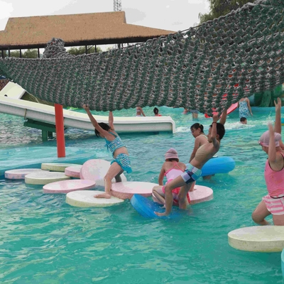 Interactive Water Park Equipment Fiberglass Lemna Minor For Family